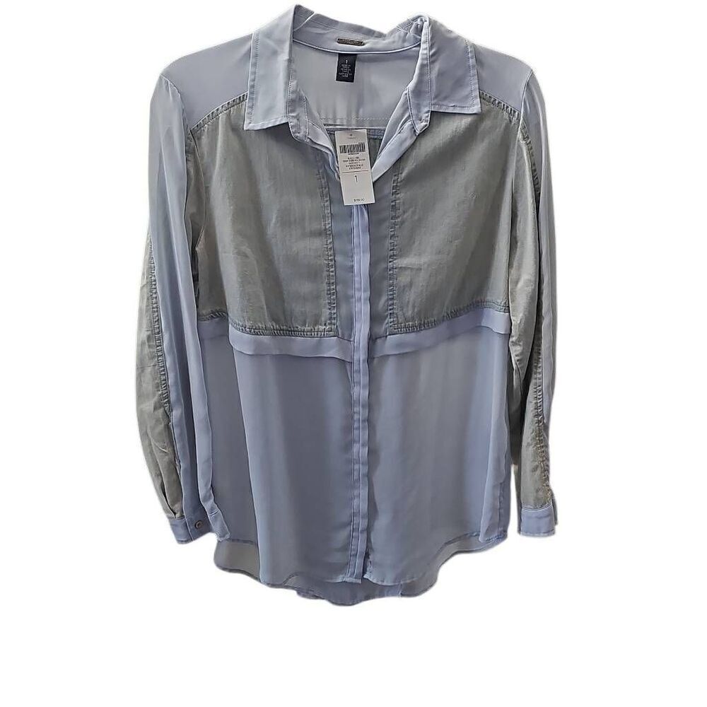 Chico's Black Label Blouse NWT, Size 1 CHICO'S, Size M (8-10) U.S.